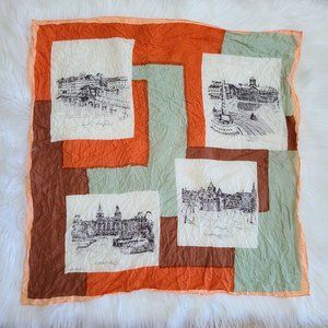 Inter Souvenirs Scarf Amsterdam Multicolor Polyester